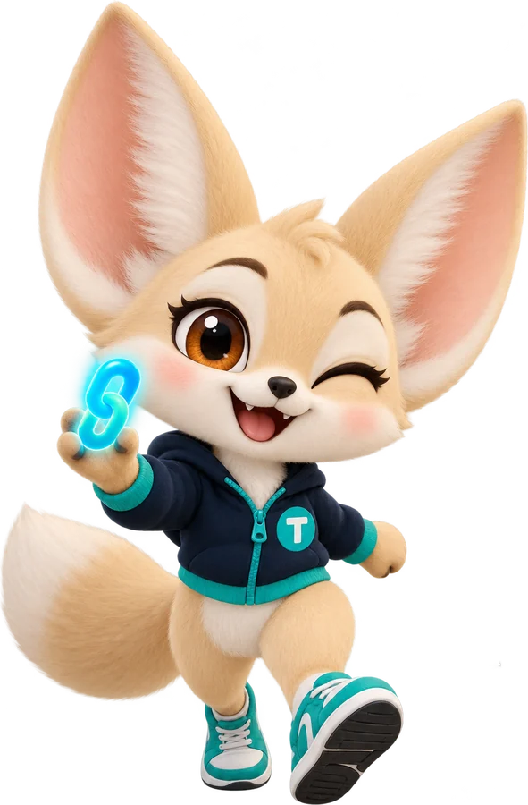 Tini the fennec fox, ready to help agencies